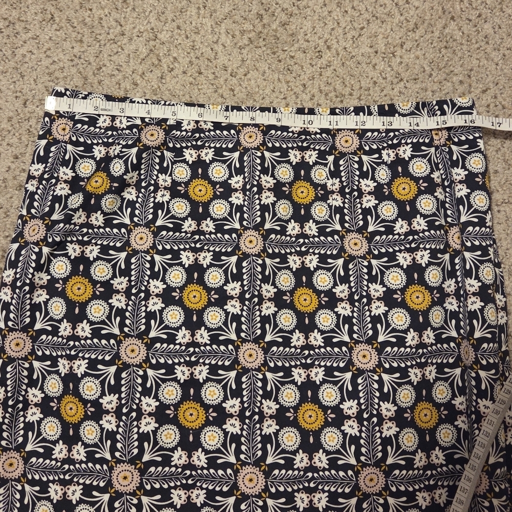 Boden Tile Print Boho Geometric Pencil Skirt Multicolor Women's Size 10‎ - Picture 5 of 10